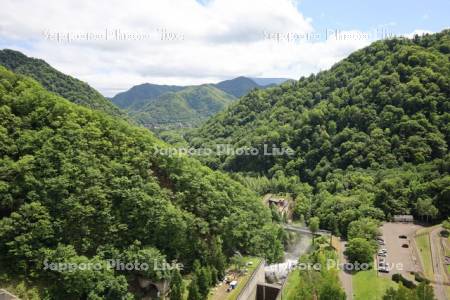 定山渓ダム下流園地