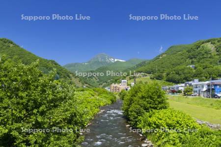 羅臼川と羅臼岳