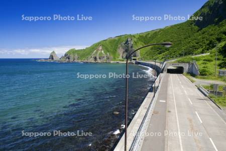 沼前岬と大天狗隧道