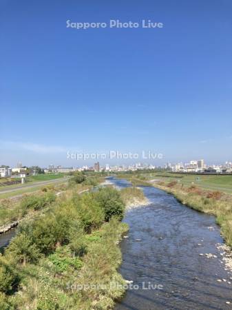 ミュンヘン大橋より豊平川