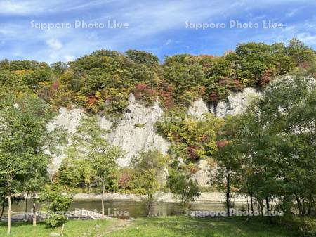 藻南公園より豊平川