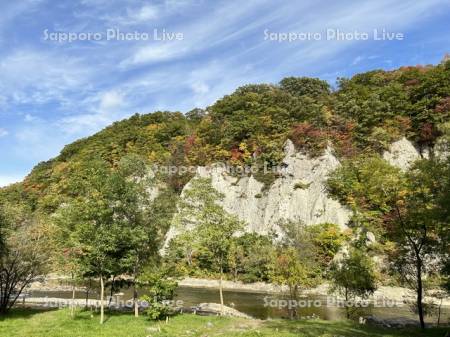 藻南公園より豊平川