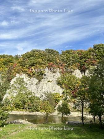 藻南公園より豊平川