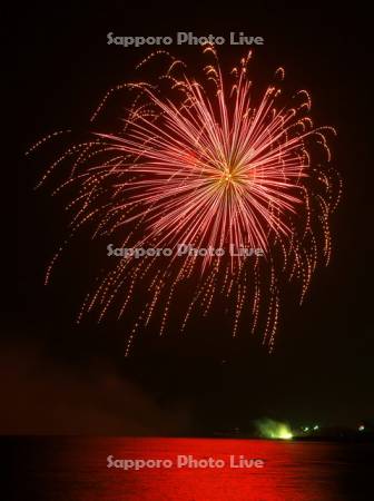 銭函サンセットビーチ祭り　花火大会