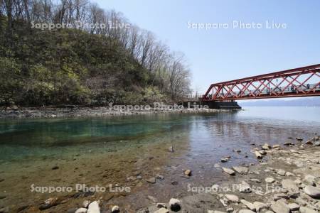 支笏湖　山線鉄橋